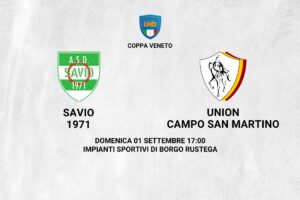 Prima Squadra: 2° Turno di Coppa Veneto contro il Savio 1971